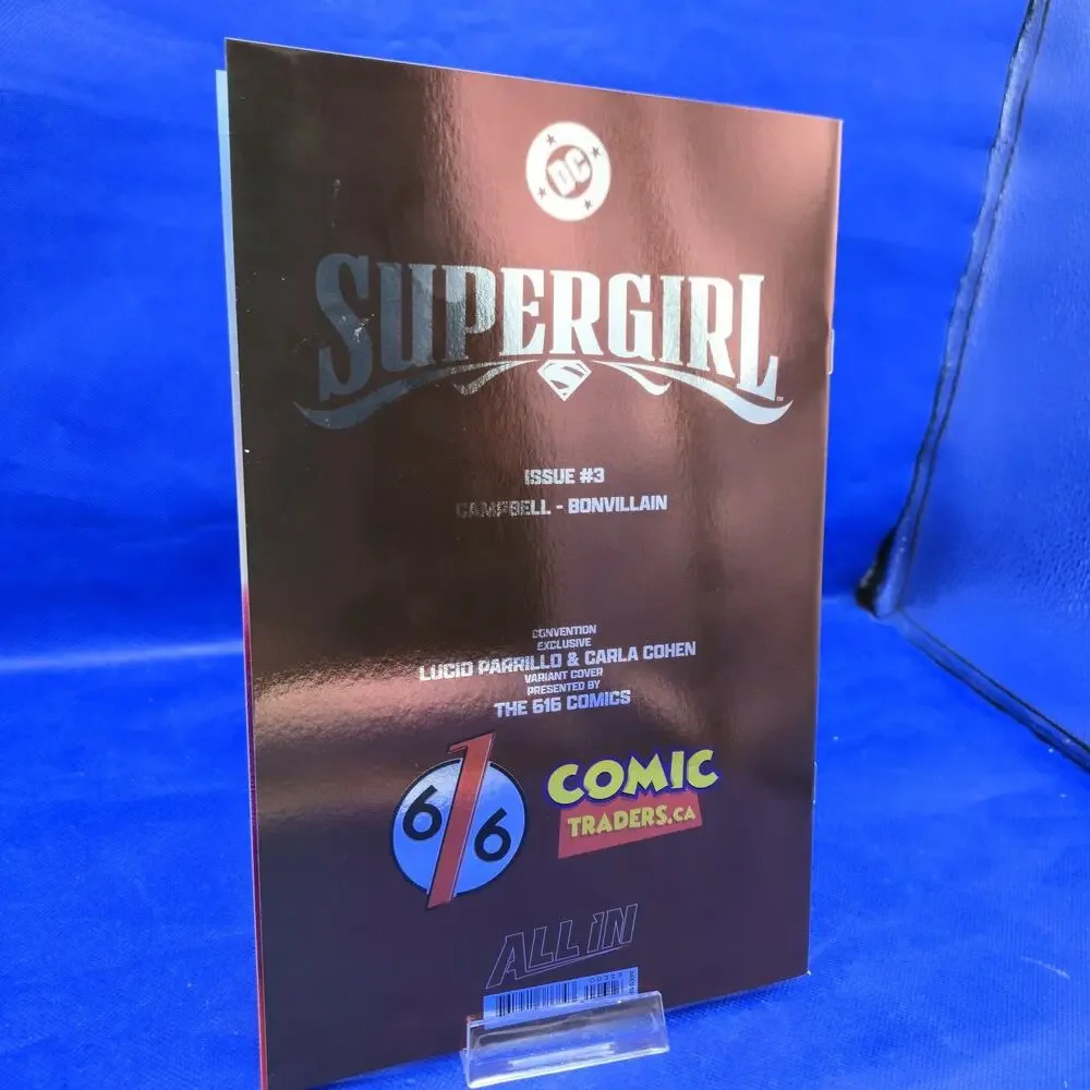 Supergirl #3 Cohen Parrillo Double Foil Virgin Double Signed COA